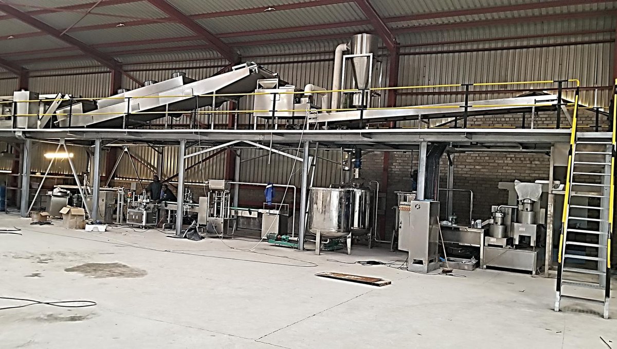Food processing plant installation